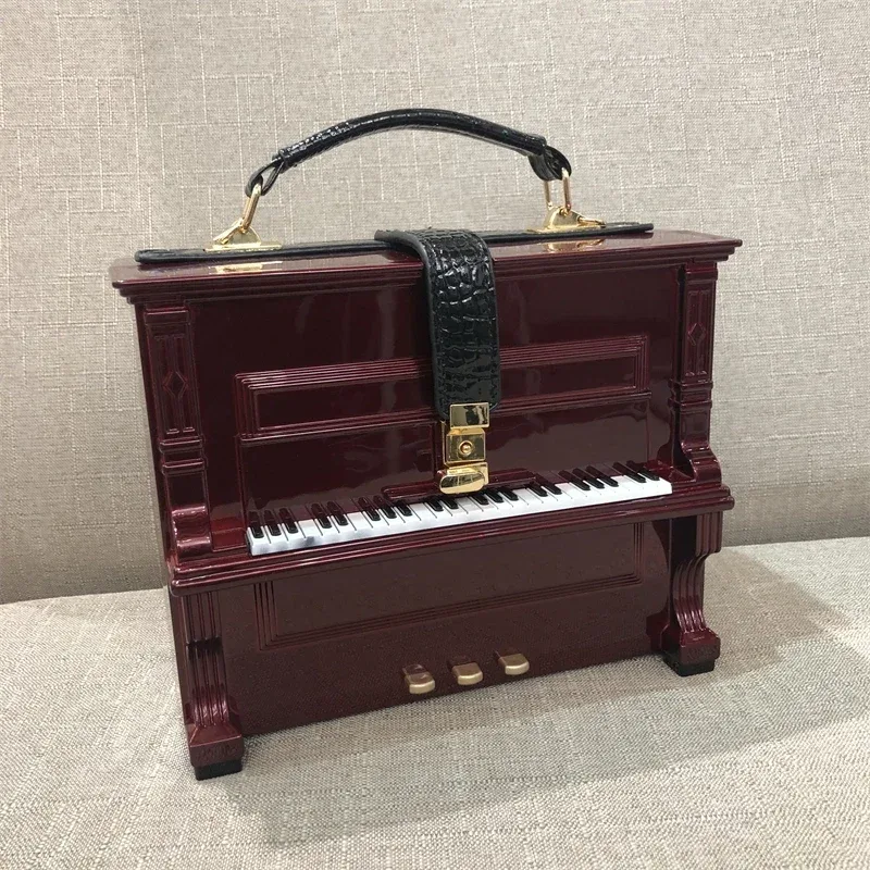 sac à main et pochette pour femme de haute qualité, modèle 2025, de créateur de mode célèbre, en silicone louis, forme piano, sacs fourre-tout pour femme