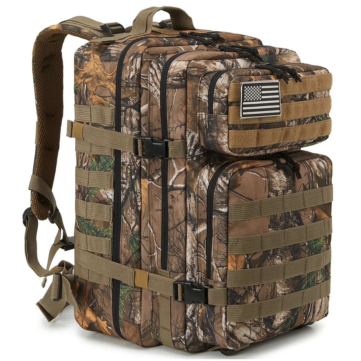 sac à dos tactique 45l pour hommes, système molle, sac de survie 3 jours, chasse, camping, randonnée, sac de sport, sac de survie d'urgence