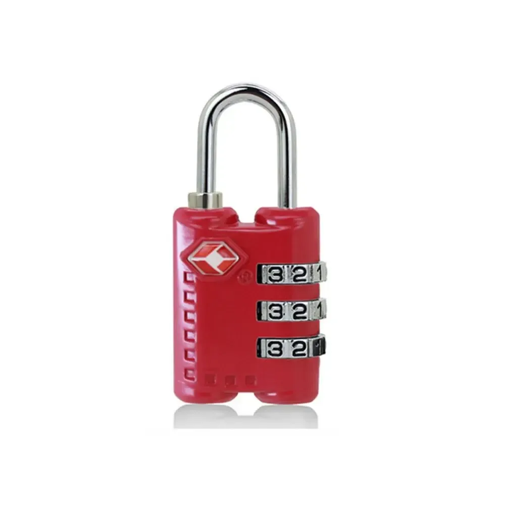 cadenas serrure tsa combinatoire chaîne métallique corps zinc noir roues blanc sécurité voyage usage valises bagages