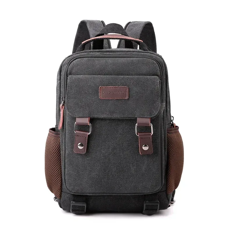 petit sac à dos pour hommes toile sacs à dos décontractés pour hommes 2025 mini sac d'école pour hommes sac à dos homme multi-fonction sac à bandoulière voyage