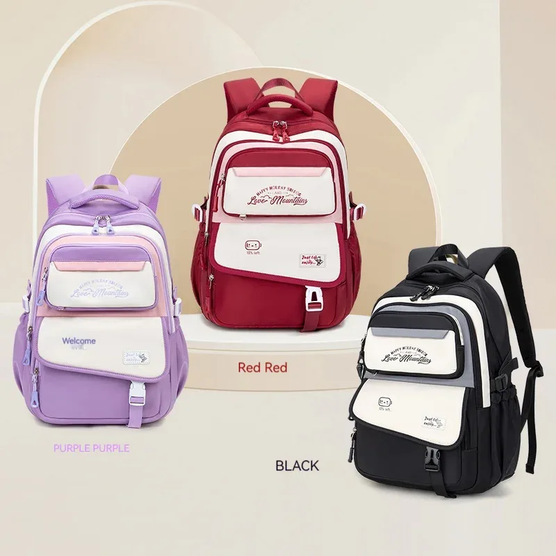 sacs à dos esthétiques pour adolescentes, sacs à dos scolaires de grande capacité, sacs à dos de voyage décontractés pour une utilisation quotidienne à l'université.