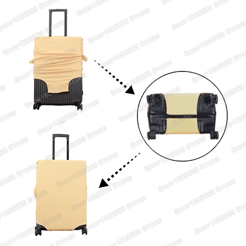 housse de bagage pour poupée ours femme, graffiti, pour voyage, femmes et hommes, accessoires de voyage, anti-poussière, élastique, valise, boîtier de chariot