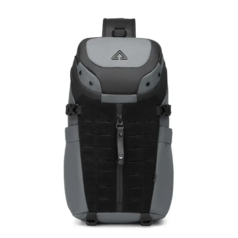 sac bandoulière imperméable ozuko pour homme avec port usb antivol, sac messager de voyage court, sac de poitrine tendance pour homme