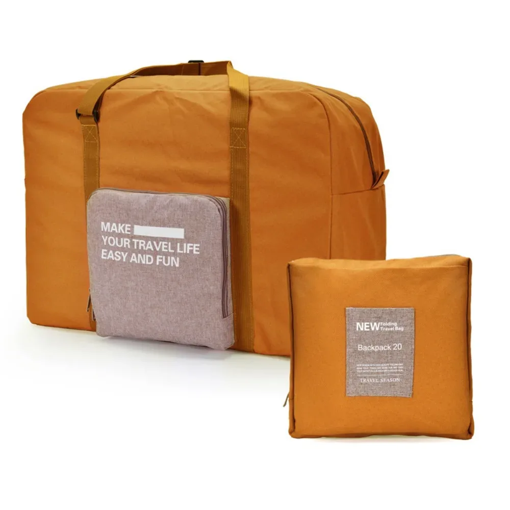 sac d'organisation de vêtements pliable, sac polochon de voyage étanche en tissu oxford, sac à main de fitness, sac de bagages de voyage de grande capacité