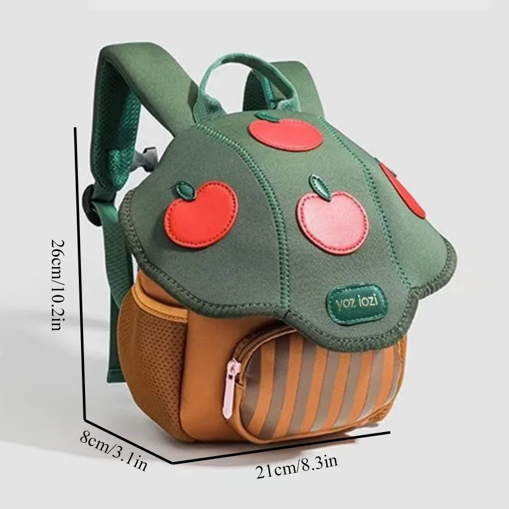 sac à dos champignon pour enfants en bas âge, mini sac de voyage mignon, cadeau d'anniversaire préscolaire pour filles et garçons