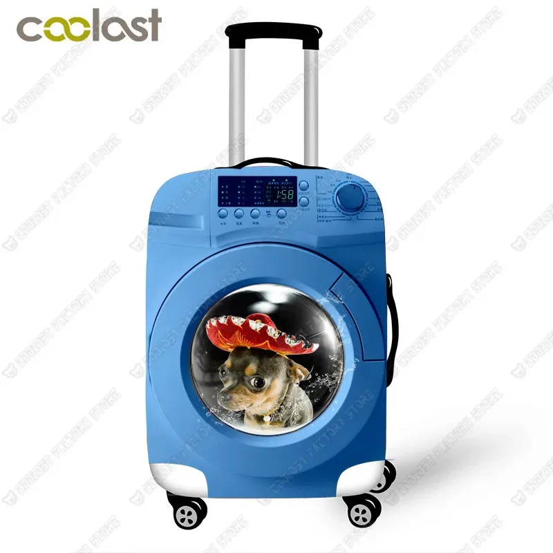 housses de protection pour bagages de voyage animaux 3d, accessoires de voyage pour femmes, housse de valise pour animaux de compagnie, étui à roulettes, housses à bagages, 18-32 po