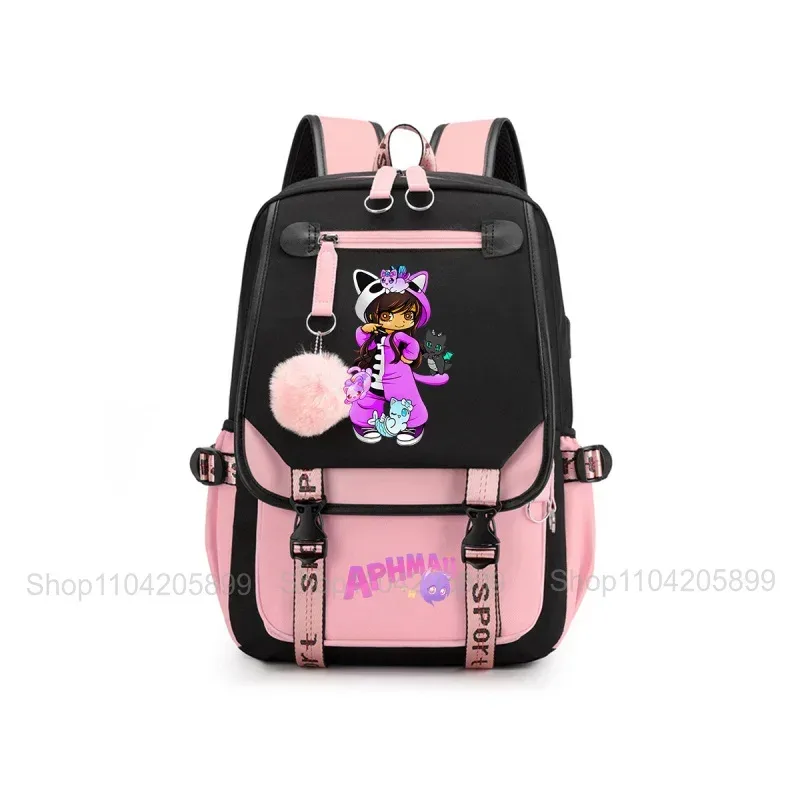 sac à dos aphmau anime pour adolescents, sacs à livres tendance pour la rentrée scolaire, sac à dos pour ordinateur portable pour étudiants