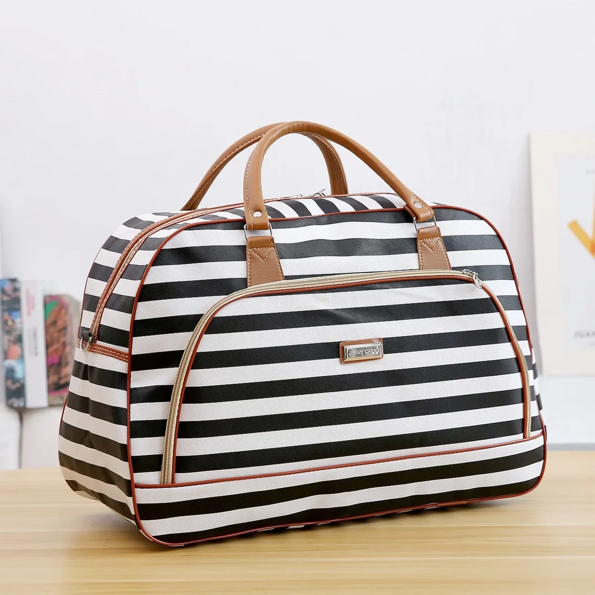 sacs fourre-tout de voyage en cuir pu pour femmes, sac à bagages de grande capacité, sac de sport étanche, sac de voyage décontracté pour week-end, organisateur