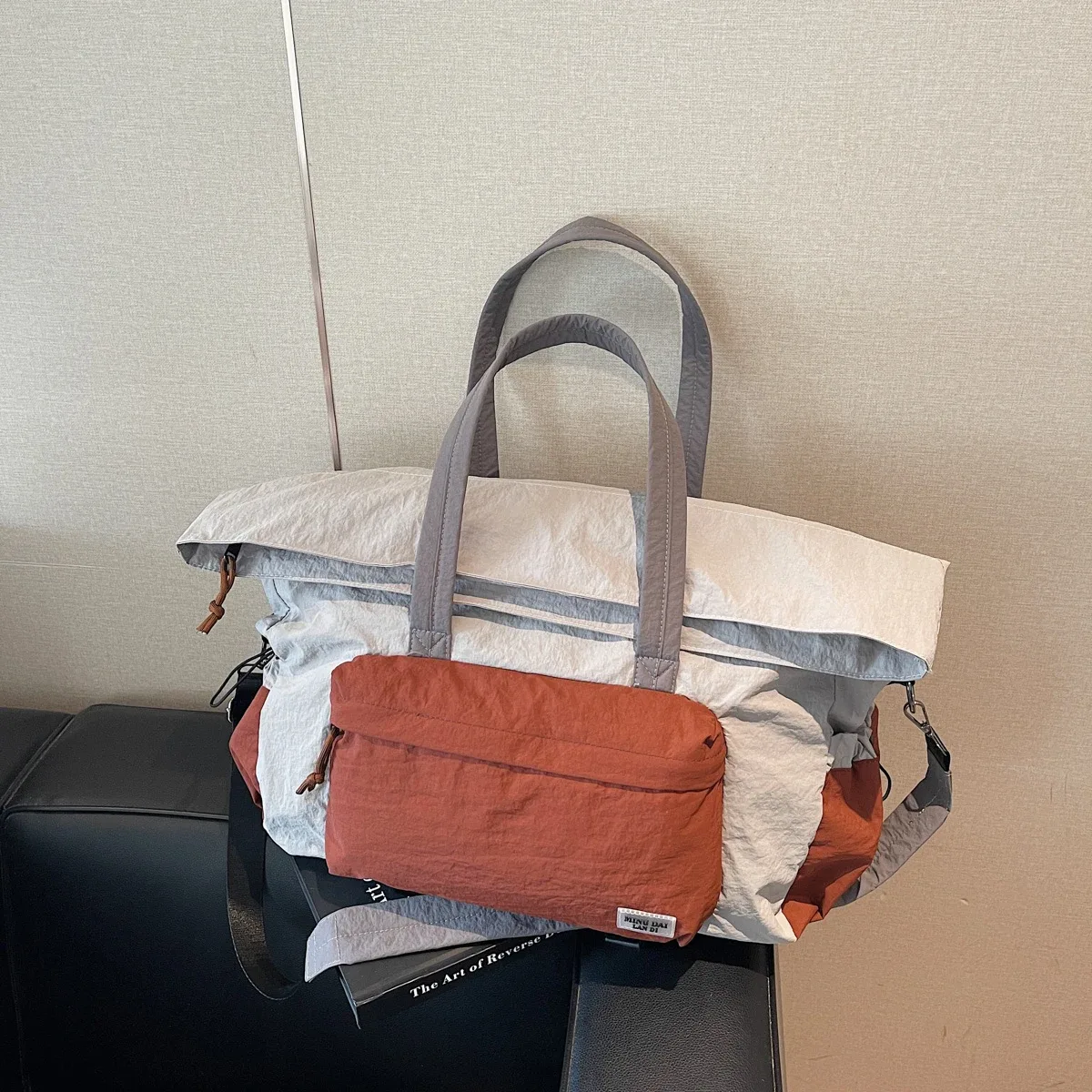 sac à bagages léger pliable pour femme, sac de sport à bandoulière extensible de grande capacité, sac de voyage portable pour courte distance, sac à bandoulière pour homme pour la randonnée et le camping