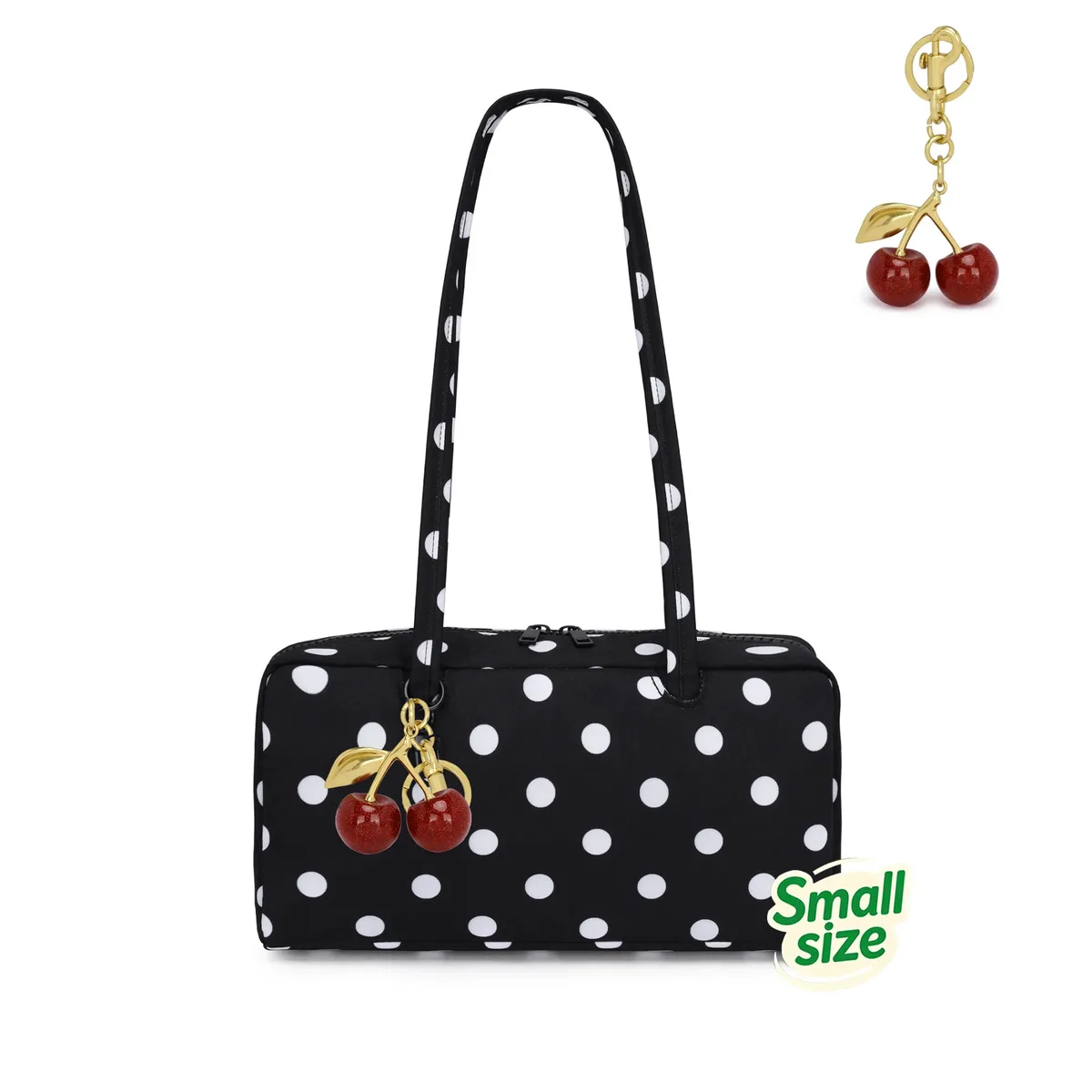 sac à bandoulière en nylon à pois imprimé léopard avec pendentif, sac fourre-tout coréen, sac bowling décontracté pour femme, grande capacité, pour voyage