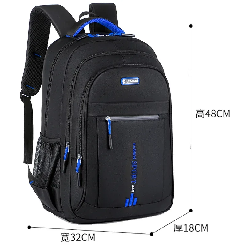 sac à dos oxford étanche pour homme, sac à dos d'affaires, sac d'ordinateur, sac à dos de voyage décontracté, sac d'école pour lycéen, notification