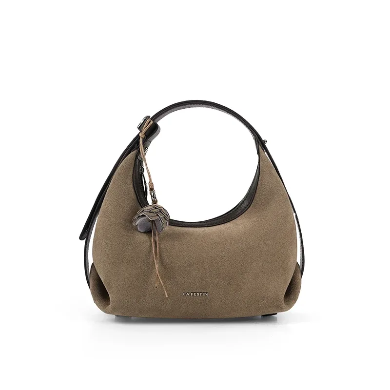 la festin original sac à main femmes nouveaux sacs à bandoulière mode demi-lune sac à bandoulière marque de luxe sacs dames sac en cuir