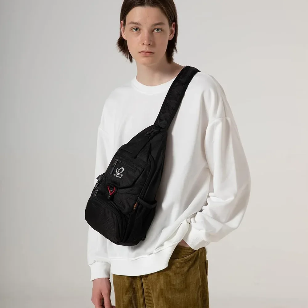 erüerfly-sac de poitrine initié, petit sac à bandoulière, sac à bandoulière, sac à dos de cyclisme pliable pour la randonnée, le voyage