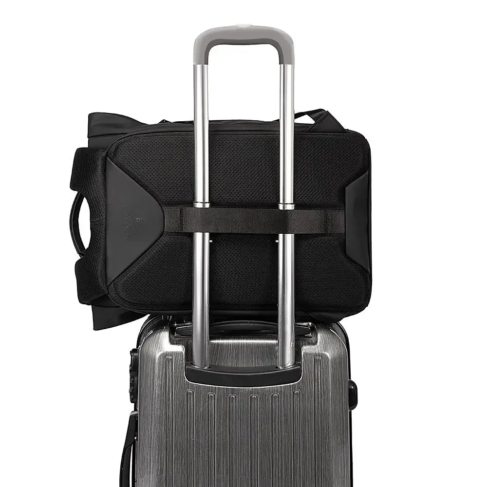 sac à dos d'affaires pour homme bange 15,6 pouces, sac à dos imperméable multi-compartiments, sac de voyage noir, adapté aux hommes