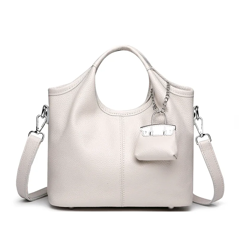 sac à main de luxe 100% cuir de vache, sac à bandoulière en cuir véritable pour femmes, sac de voyage à la mode pour loisirs