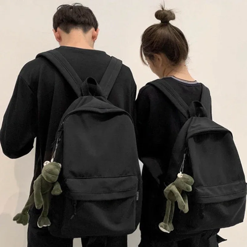 sac à dos de voyage de grande capacité pour hommes et femmes, cartable étudiant, mode coréenne, solide