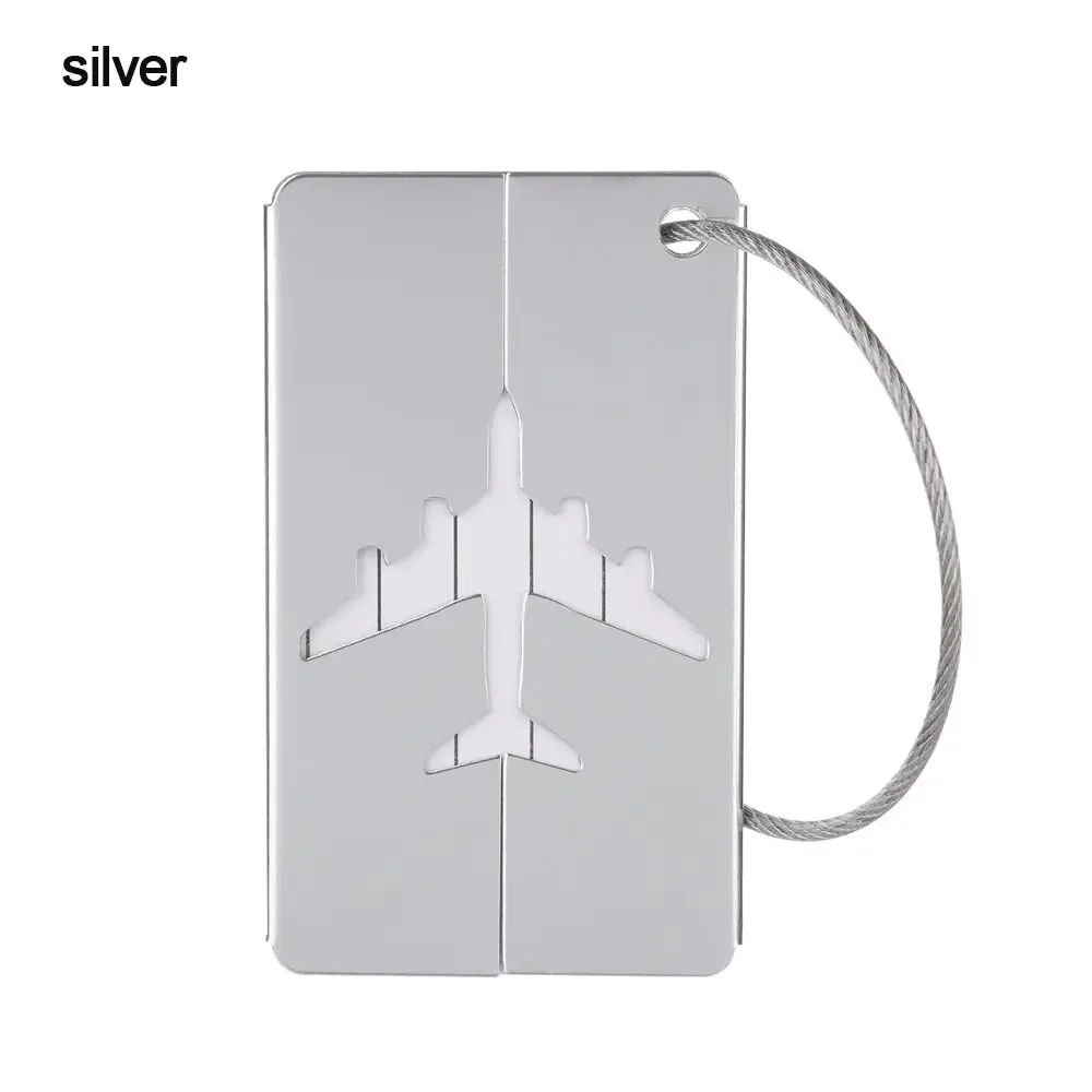 étiquettes de bagage de voyage réutilisables, valise attro, bagage de vacances, identification d'avion avec cordes, identification du sac, infraction