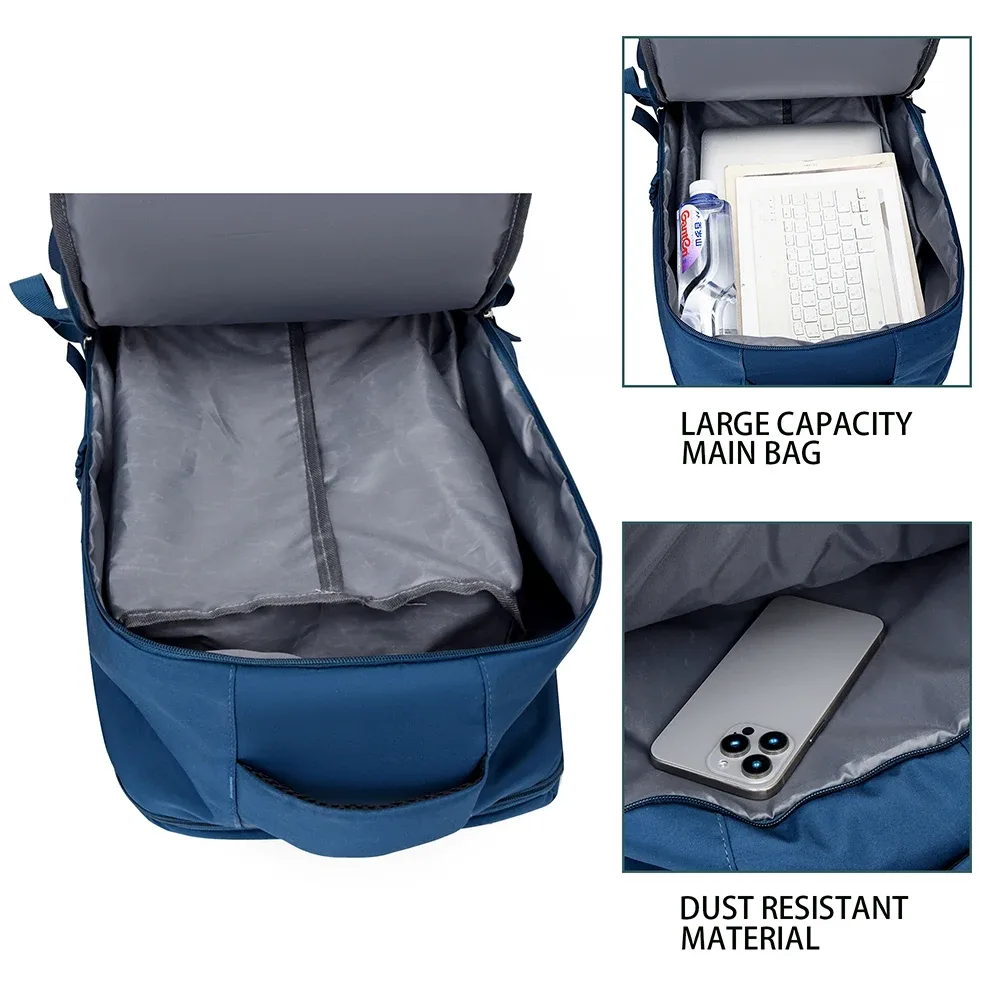 sac à dos de voyage approuvé par les compagnies aériennes easyjet wizz air, grande capacité, léger, pour les voyages d'affaires sur de courtes distances, sac à dos pour ordinateur portable