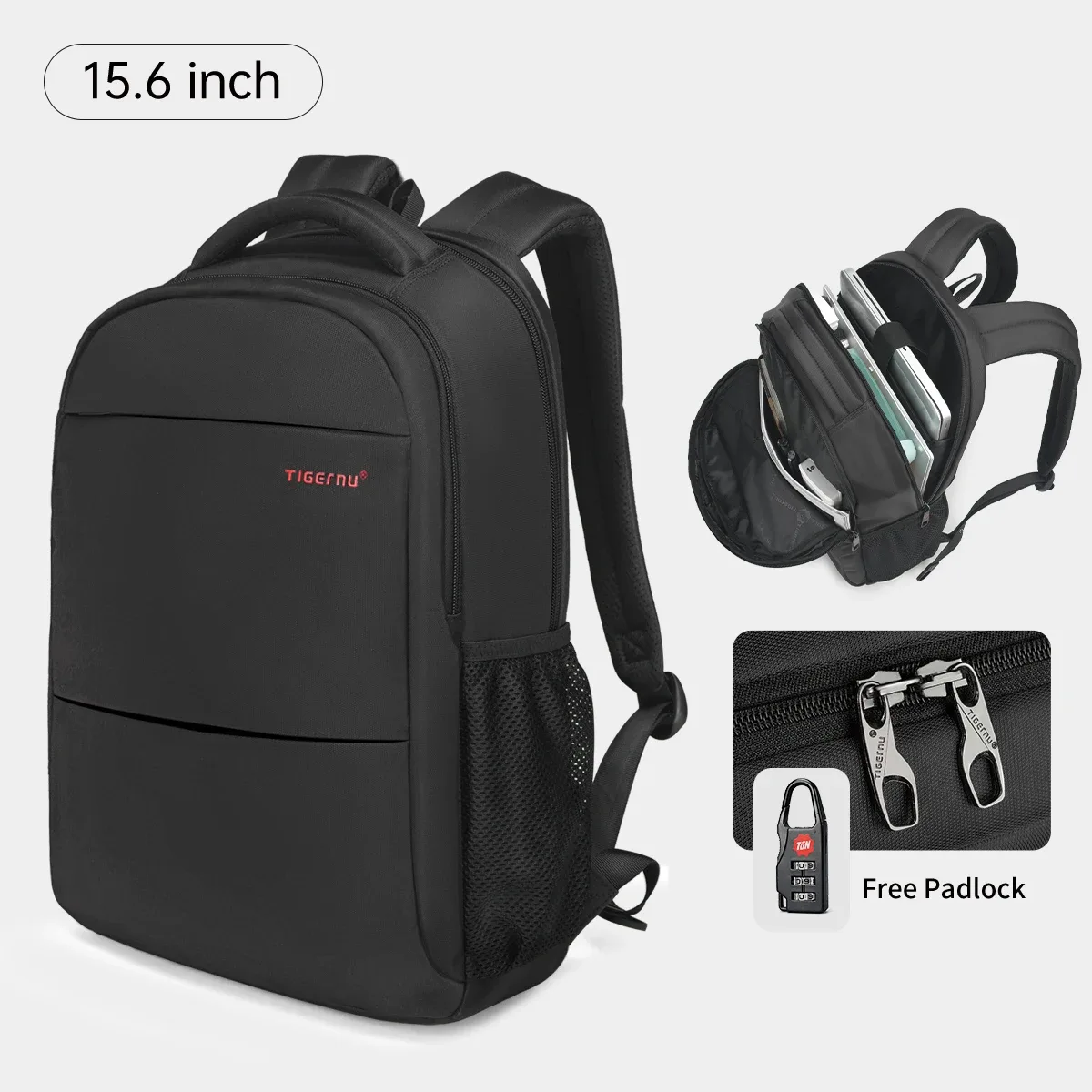 tigernu sac à dos antivol pour femmes grande capacité 15.6 pouces sac à dos pour ordinateur portable sac de voyage cartable pour femmes filles