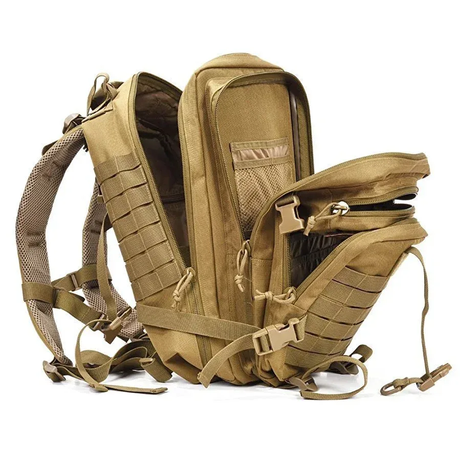 sac dos nylon tactique camouflage beige bleu vert rose 50l randonnée camping sport extérieur