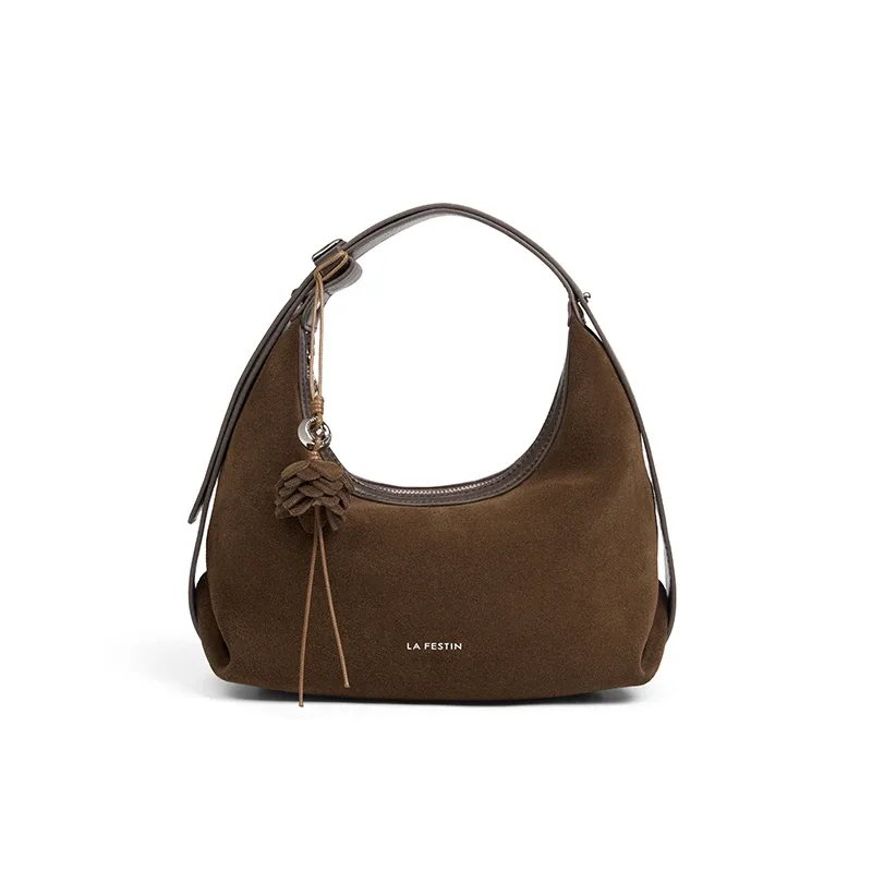 la festin original sac à main femmes nouveaux sacs à bandoulière mode demi-lune sac à bandoulière marque de luxe sacs dames sac en cuir