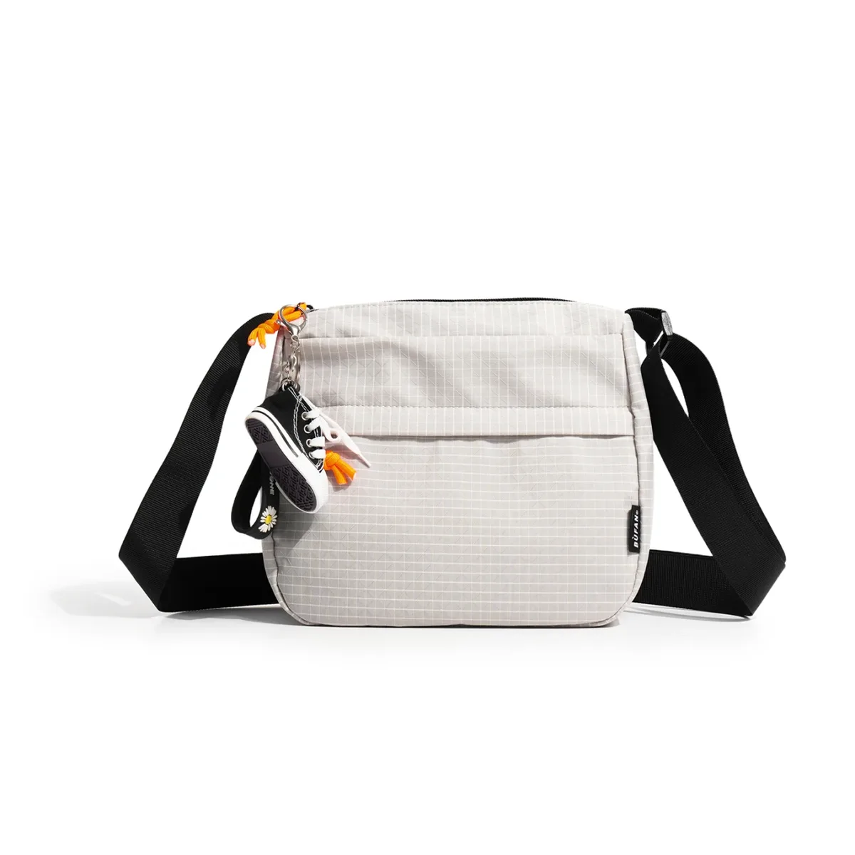 sac bandoulière unisexe, style japonais et coréen, simple, imperméable, petit sac carré léger, pour tous les jours, voyages en plein air, sac à bandoulière pour téléphone
