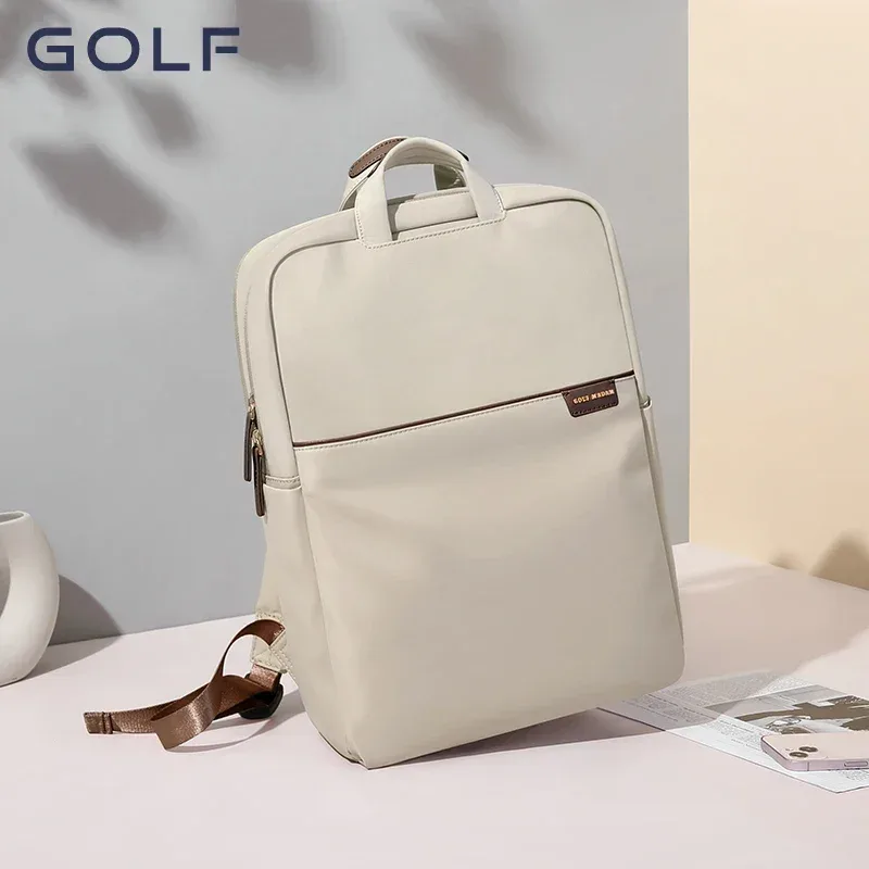 golf-sac à dos étanche en nylon pour ordinateur portable, sac à dos élégant pour femme, sac à dos mince pour ordinateur portable, sac de voyage d'affaires pour femme, 13 pouces, 15 pouces, 6 pouces, 17 pouces