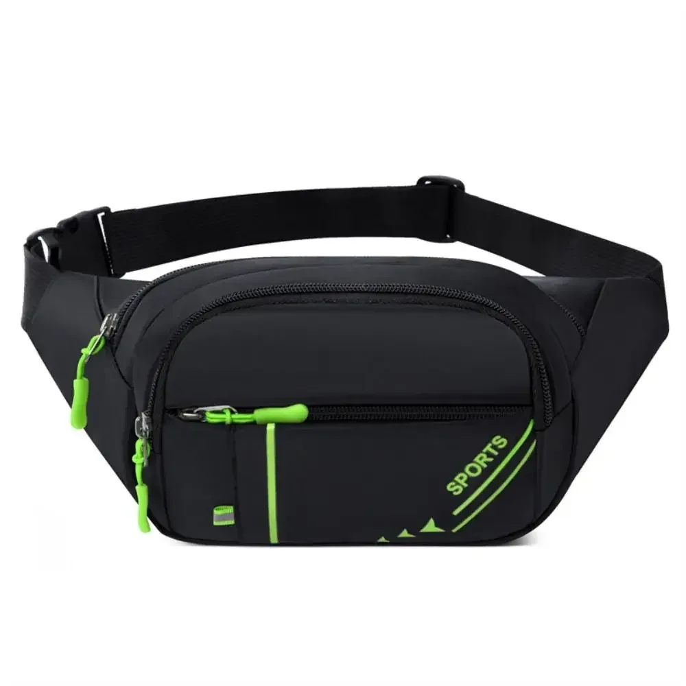sac banane imperméable de style coréen pour hommes et femmes, sacs en toile de grande capacité, sacs de sport en plein air, poudres de banane, gels