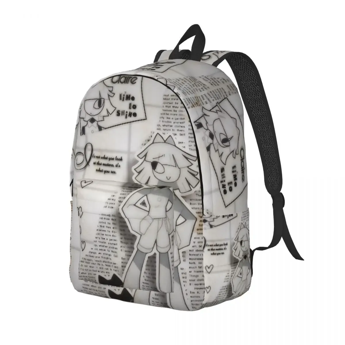 sac à dos d'éducation financière en papier anime pour hommes et femmes, sac à dos d'affaires pour étudiants adolescents, sac à bandoulière léger pour collège