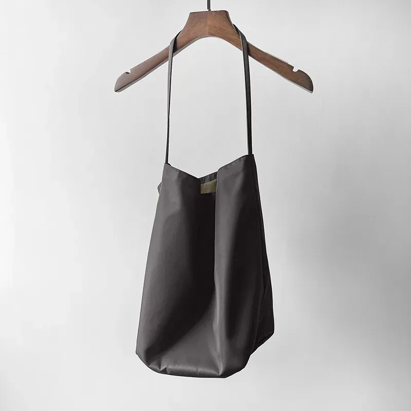 sac fourre-tout en nylon souple de grande capacité, bandoulière unique, sangle ouverte, sac à bandoulière unique, commconsulstyle