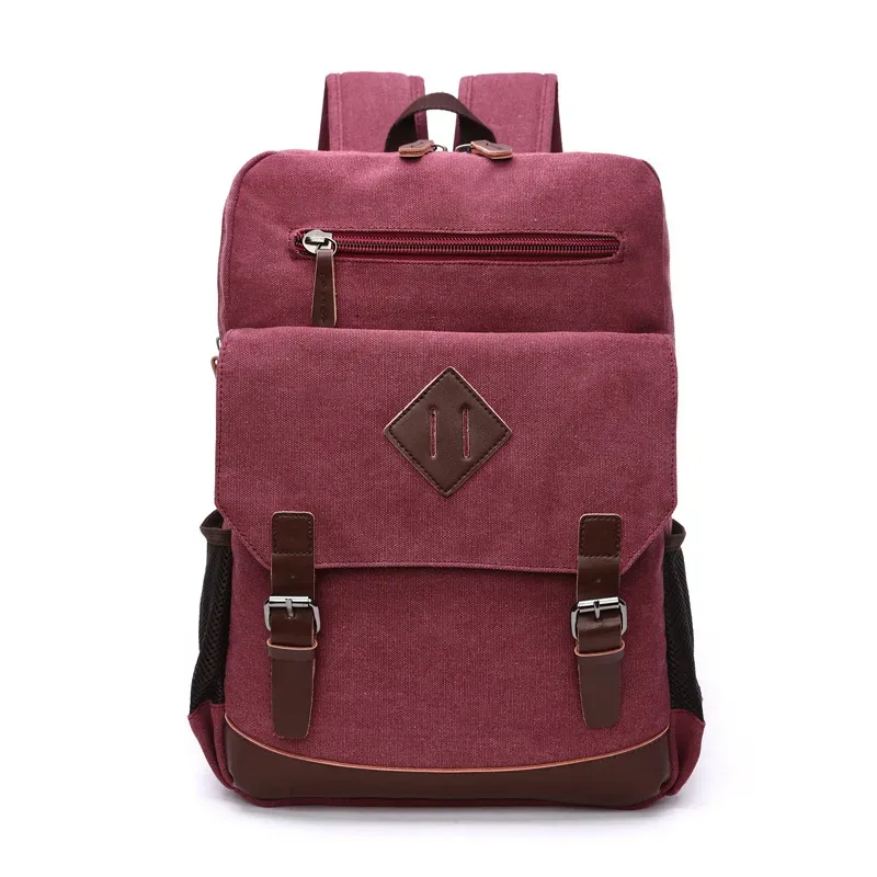 sac à dos vintage en toile pour homme, grand format, compatible avec la plupart des ordinateurs portables de 15,6 pouces, sac d'école, sac de randonnée, sac de voyage