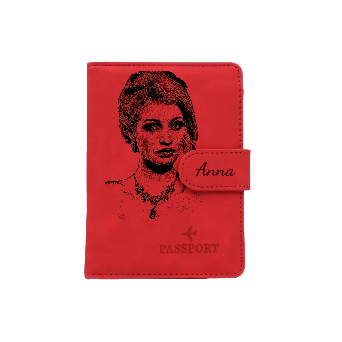 porte-passeport personnalisé avec photo, housse de passeport, pochette pour documents, étui de passeport nouveau style, porte-passeport chat/chien, accessoires de voyage