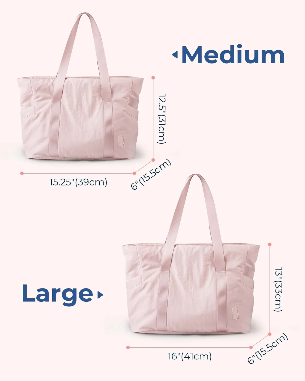 bagsmart sac tote pour femmes grande capacité sac à bandoulière sac à main pour étudiantes sac de shopping pour femmes