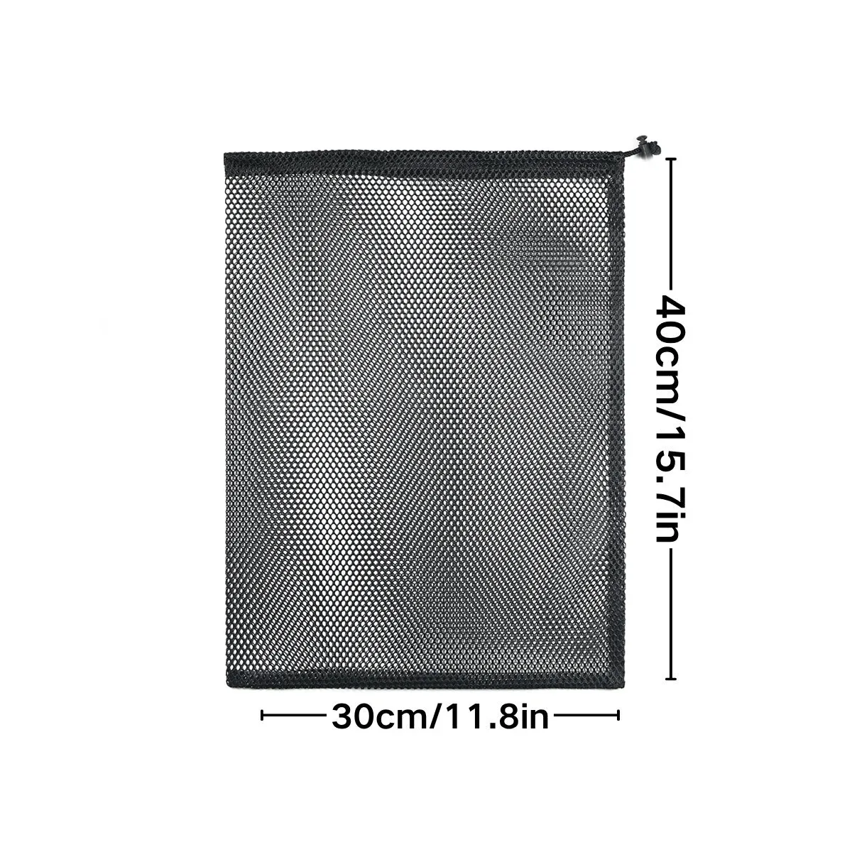 organisateur voyage sac rangement nylon noir sport maille serrage cordon 30x40cm compression usage transport