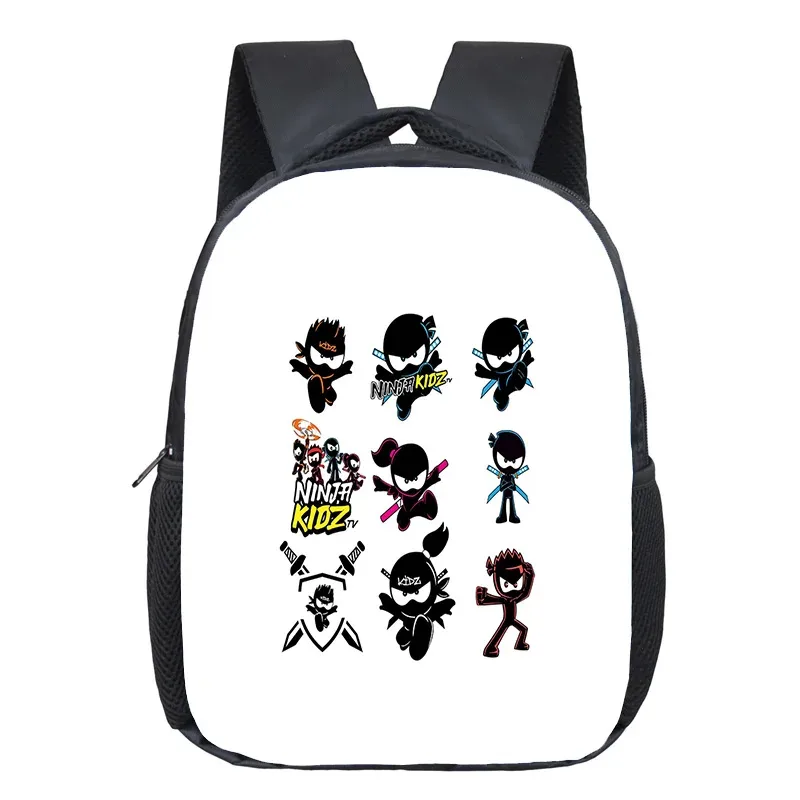 sac à dos ninja kidz pour enfants de 12 pouces, sac à livres pour la maternelle, sacs d'école à la mode pour enfants, sac à dos de voyage décontracté, sac à double épaule