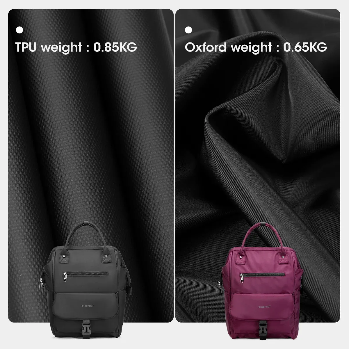 tigernu nouvelles dames sac à dos décontracté pour les femmes résistant aux éclaboussures tpu voyage camping femme sacs à main léger randonnée école sacs à dos