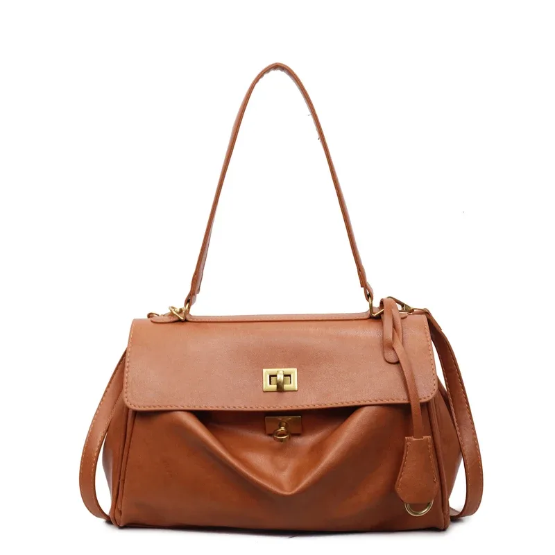 sac à main femme sac de cours sacs marques luxes moods deux tailles rabat sacs à bandoulière pour femmes rétro couleur unie grande capacité shopper sac à bandoulière 2025 nouveaux sacs à main de mode