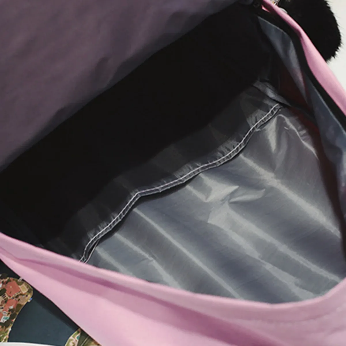 sac à dos en toile pour femmes, pour les élèves du collège, sac à dos en toile à renfort triangulaire, sac à dos en toile imperméable