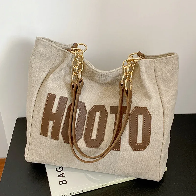 sac à bandoulière de couleur unie, sac fourre-tout avec lettres tendance, sac à main de campus en toile pour femmes, bureau, collège, travail, sacs à main de voyage bolsa