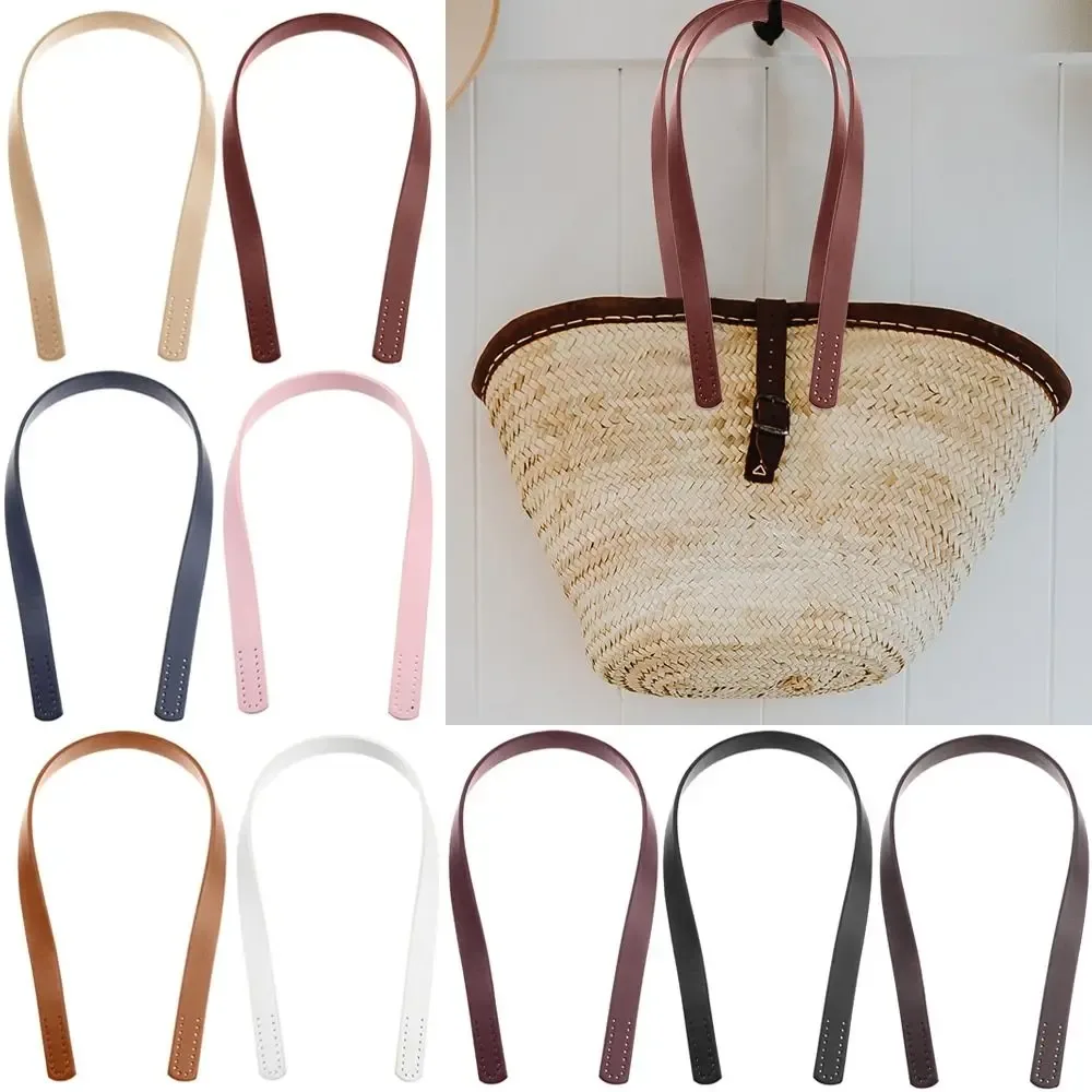 poignées de sac en cuir pu pour femmes et filles, 2 pièces, poignée de remplacement, sangle de sac à bandoulière pour sac à main, ceinture, accessoire de sac