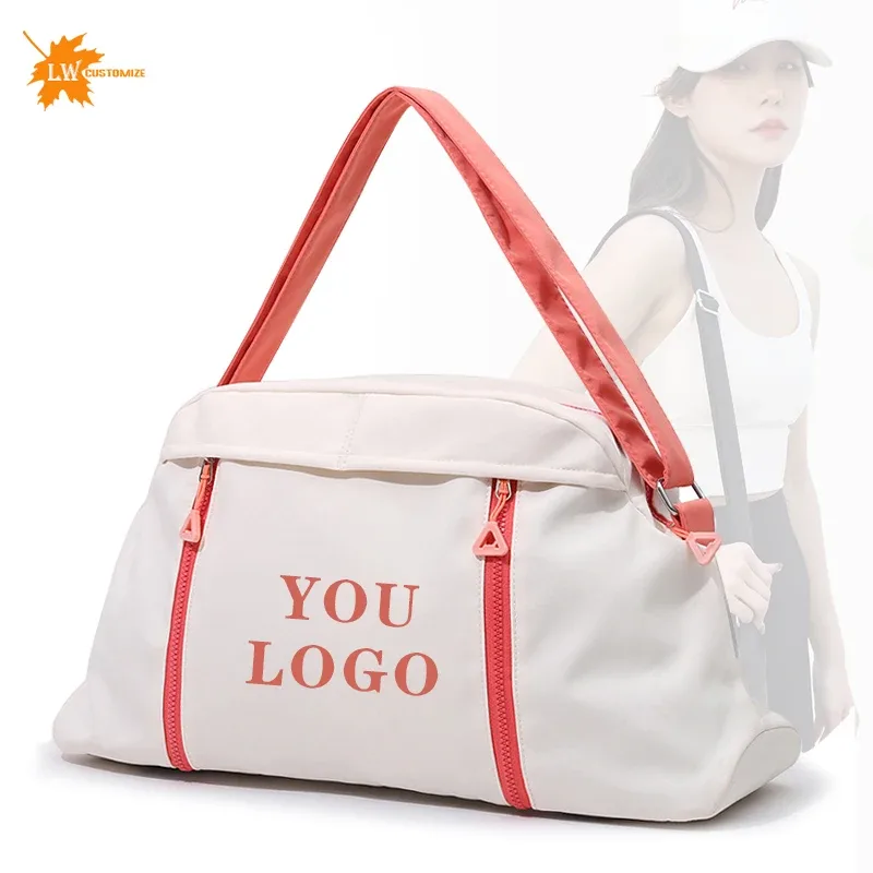 sac de yoga avec logo, séparation du support à sec, sac d'exercice, sac de natation, sac de voyage, impression personnalisée du nom, sac de fitness bricolage