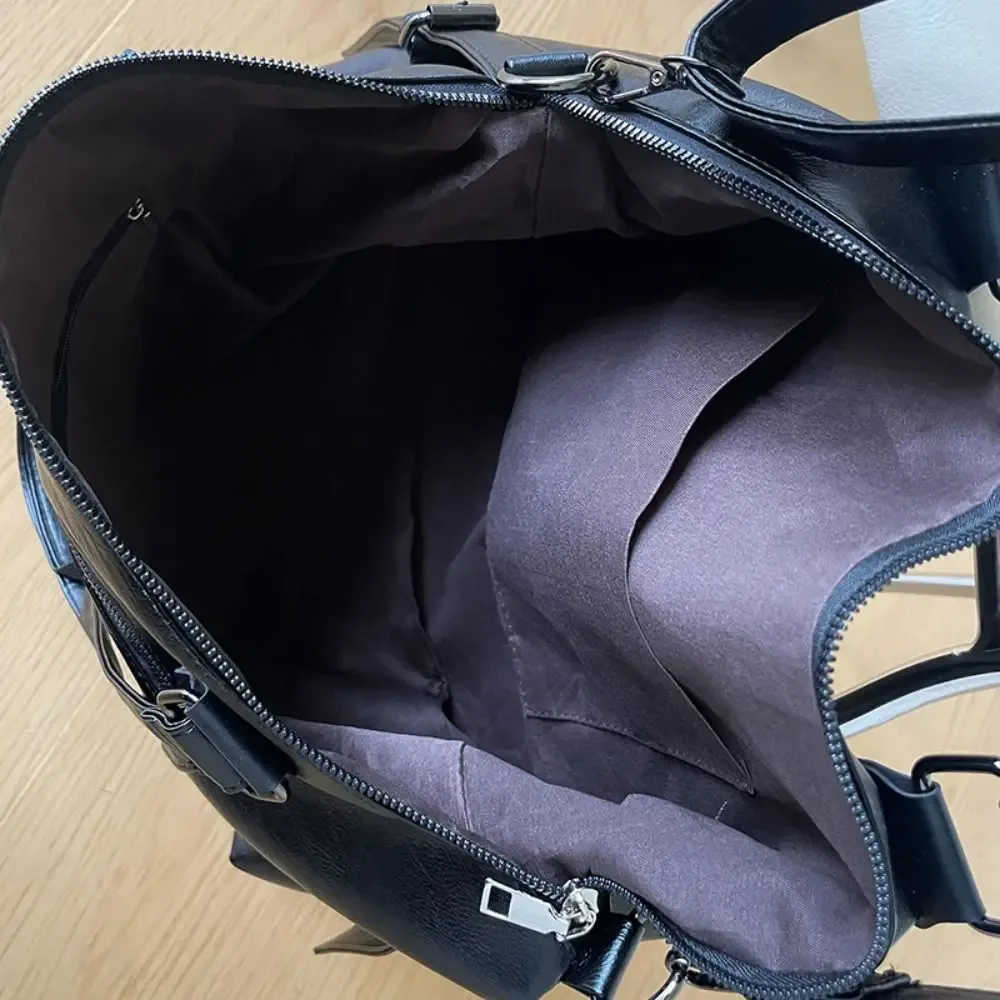 sac de voyage étanche à fermeture éclair, grande capacité, sac de sport en nylon, sac à bandoulière simple et décontracté pour garçons