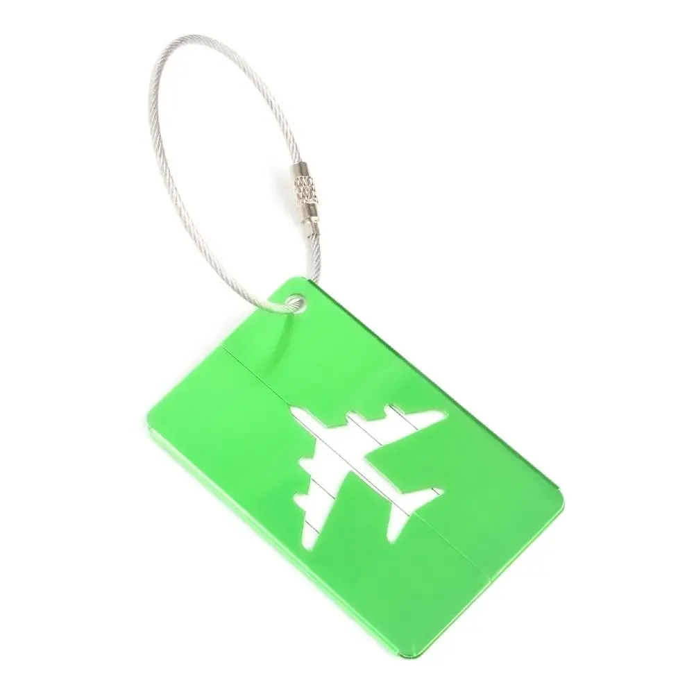 étiquettes de bagage de voyage réutilisables, valise attro, bagage de vacances, identification d'avion avec cordes, identification du sac, infraction