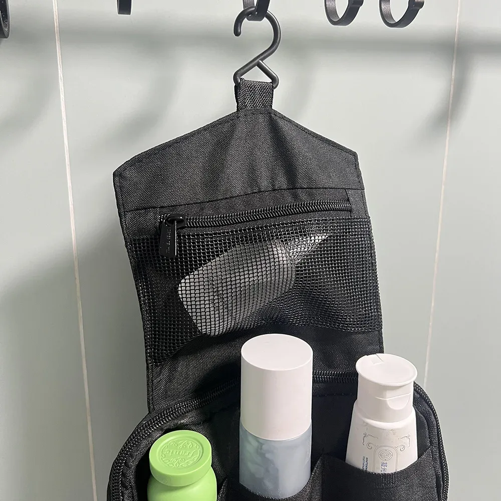 trousse de toilette de voyage suspendue pour homme, pour articles de toilette et de rasage, trousse de maquillage étanche pour femme, trousse de beauté