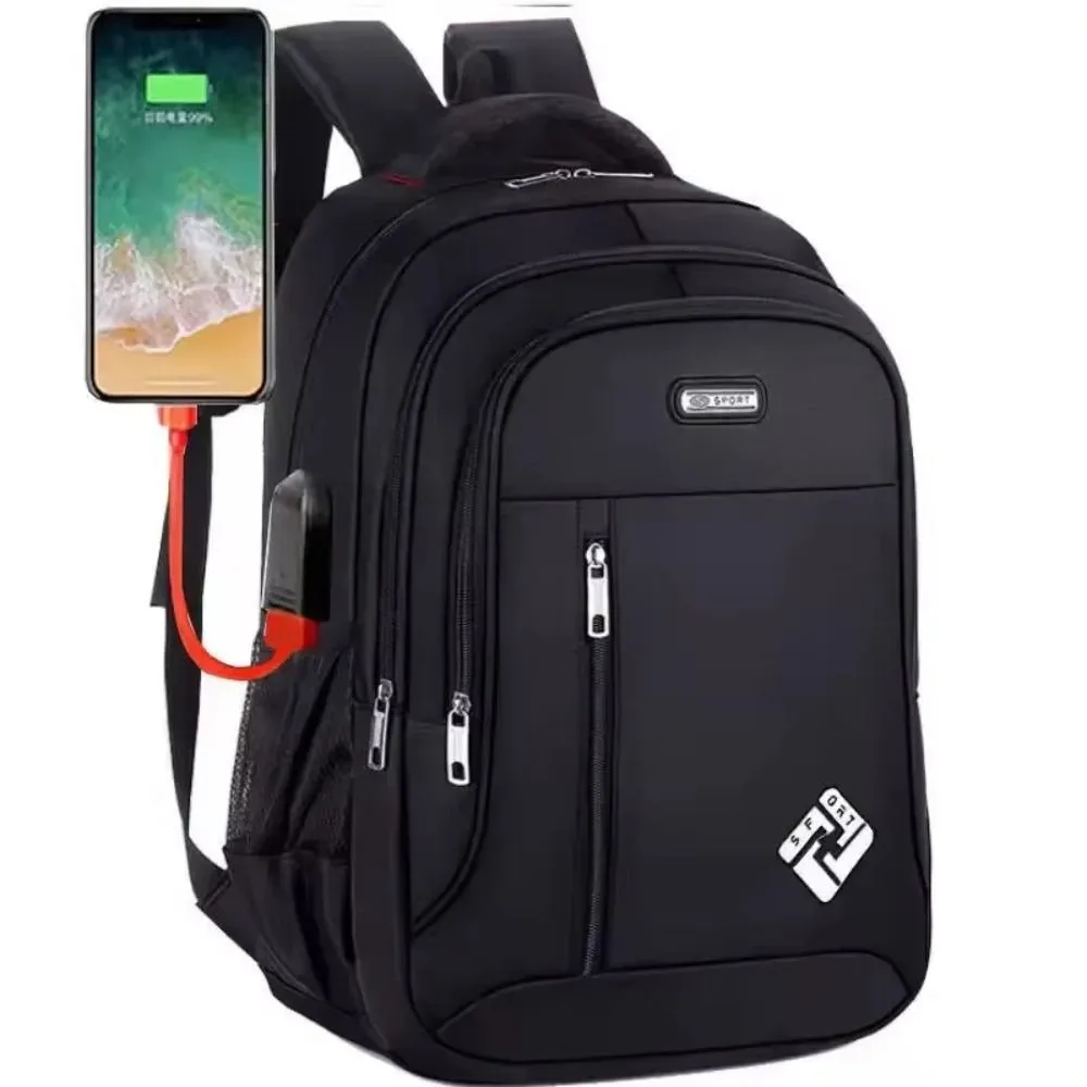sac à dos multifonctionnel pour ordinateur portable d'affaires, avec port de chargement usb, étanche, grande capacité, résistant à l'usure