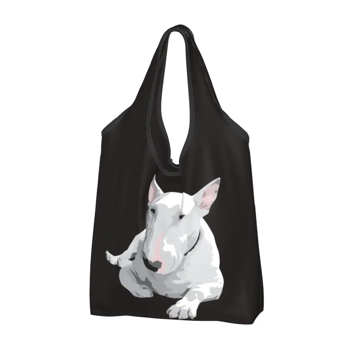 sacs fourre-tout à imprimé multi-taureaux, sacs à provisions portables, amoureux des chiens initiés, sac à main bull terrier, mode