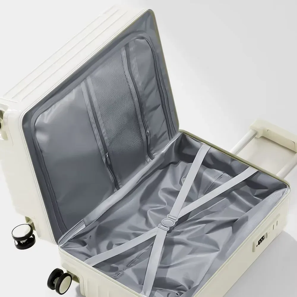 valise à roulettes pour enfants bunnyfly avec ouverture frontale, compartiment pour ordinateur portable, bagage à main pour les voyages, facile à manipuler