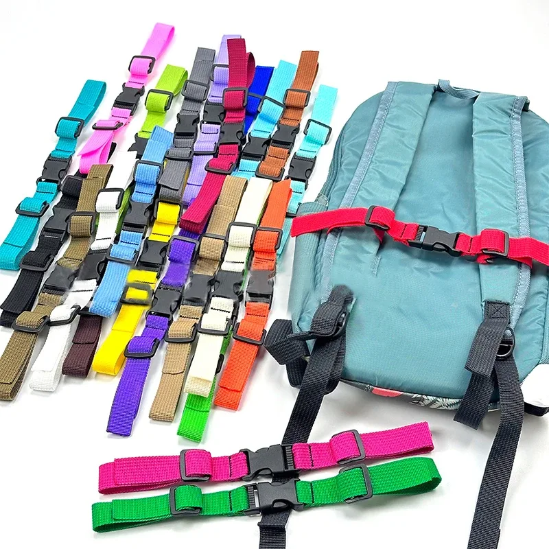 nouvelle sangle de sac à dos/tactique durable et antidérapante, réglable pour la poitrine et l'épaule, accessoires pour sacs de camping et d'extérieur