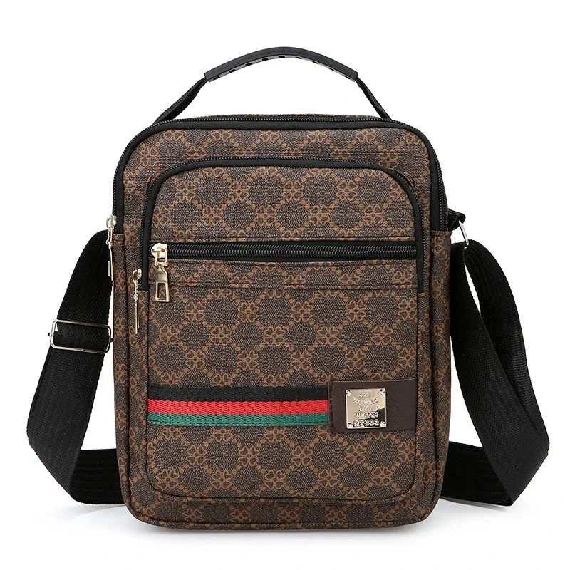 sac bandoulière homme, nouveau modèle tendance, multi-couches, polyvalent, sac à main décontracté, sac messager pour usage quotidien et voyage