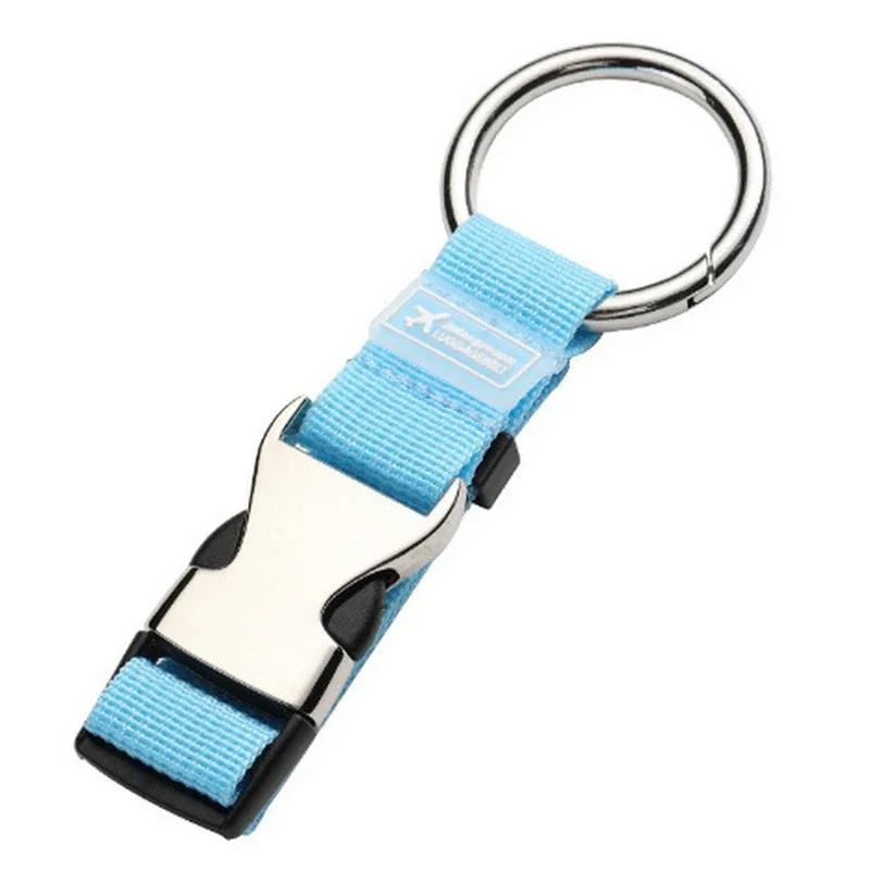 sangle en nylon réglable 1 pièce pour valises ; ceinture à bagages avec clip à ressort en métal pour sacs à main